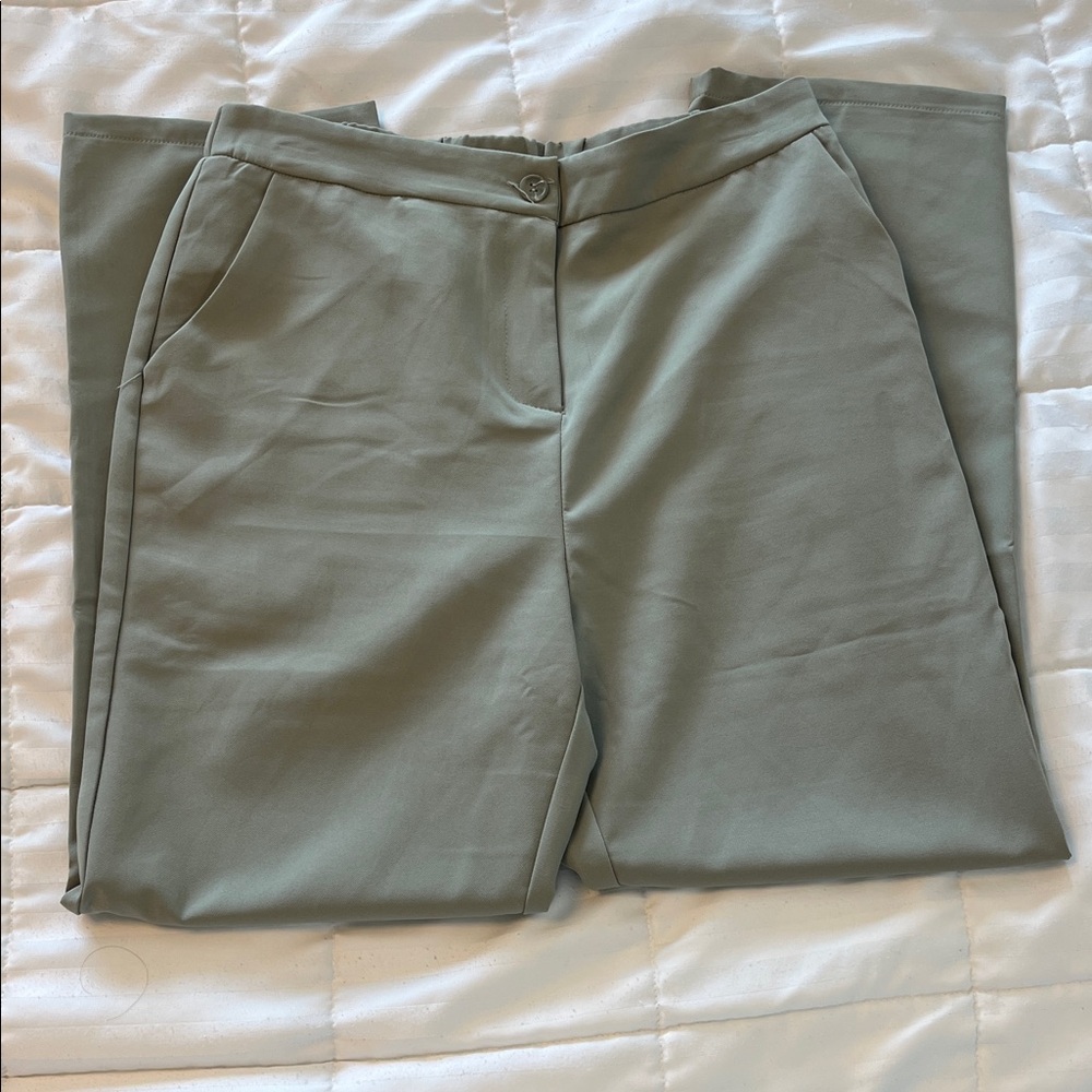 Sage Green Trousers